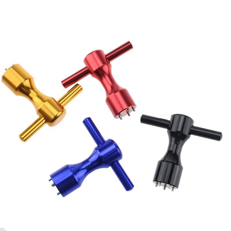 

1 Piece Golf Screw Wrench Golf Wrench Accessories Five-Hole Six-Hole Wrench Accessories Gold