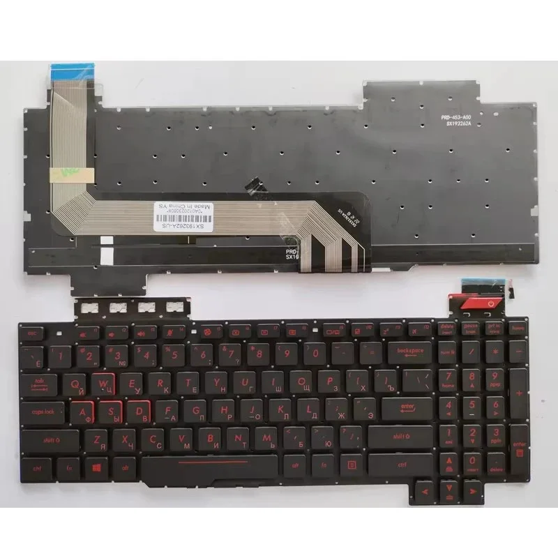 Фото Новая клавиатура для ноутбука ASUS FX503 FX503V/VM FX503VD FX63 FX63V FX63VD FX63VM FZ63 FZ63V ZX63V ZX63VE GL503 GL503V/VS №4