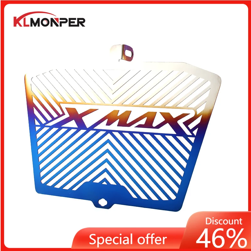 

Аксессуары для мотоциклов, защитная крышка радиатора решетки радиатора, защитная крышка из нержавеющей стали для YAMAHA XMAX250 300 XMAX 250 X-MAX 400