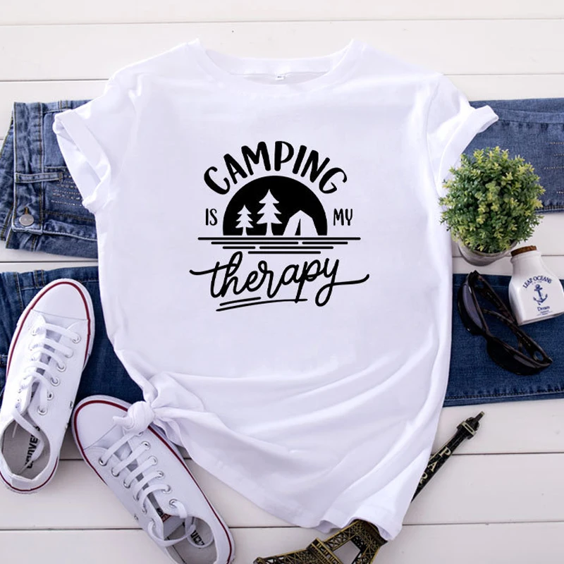 

Летняя Хлопковая женская футболка 5XL с рисунком в виде надписи, футболка с коротким рукавом и графическим рисунком, повседневные женские то...