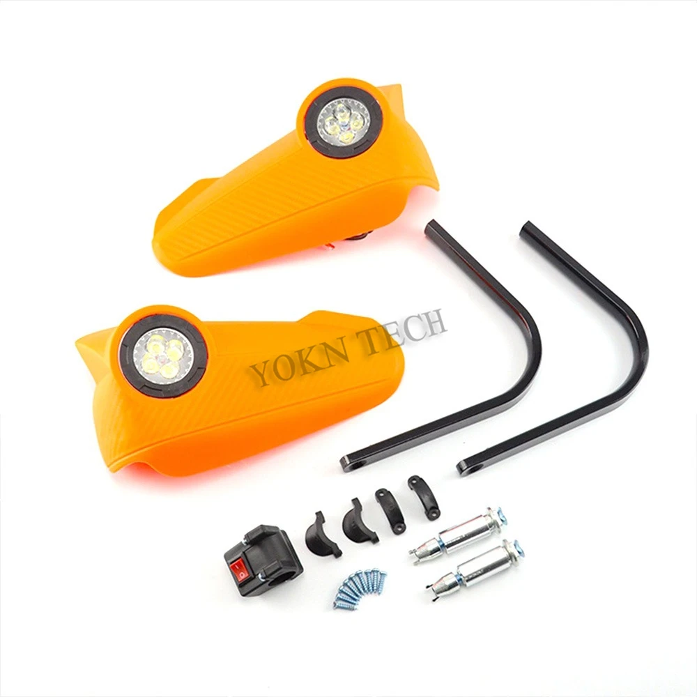 

Motorcycle Hand Guard Windshield With LED Light FOR YAMAHA JOG XSR 300 MT-125 FOR SUZUKI GSX-R600 GSF 1250S GSX-S1000F