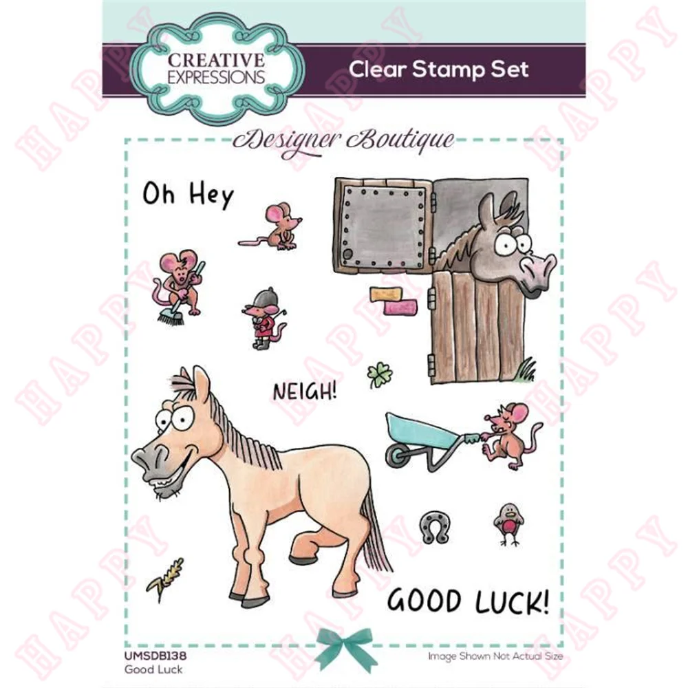 

Metal Cutting Dies And Stamps Good Luck DIY Scrapbook Envelope Greeting Card Decorative Embossing Handcraft Paper Craft Template