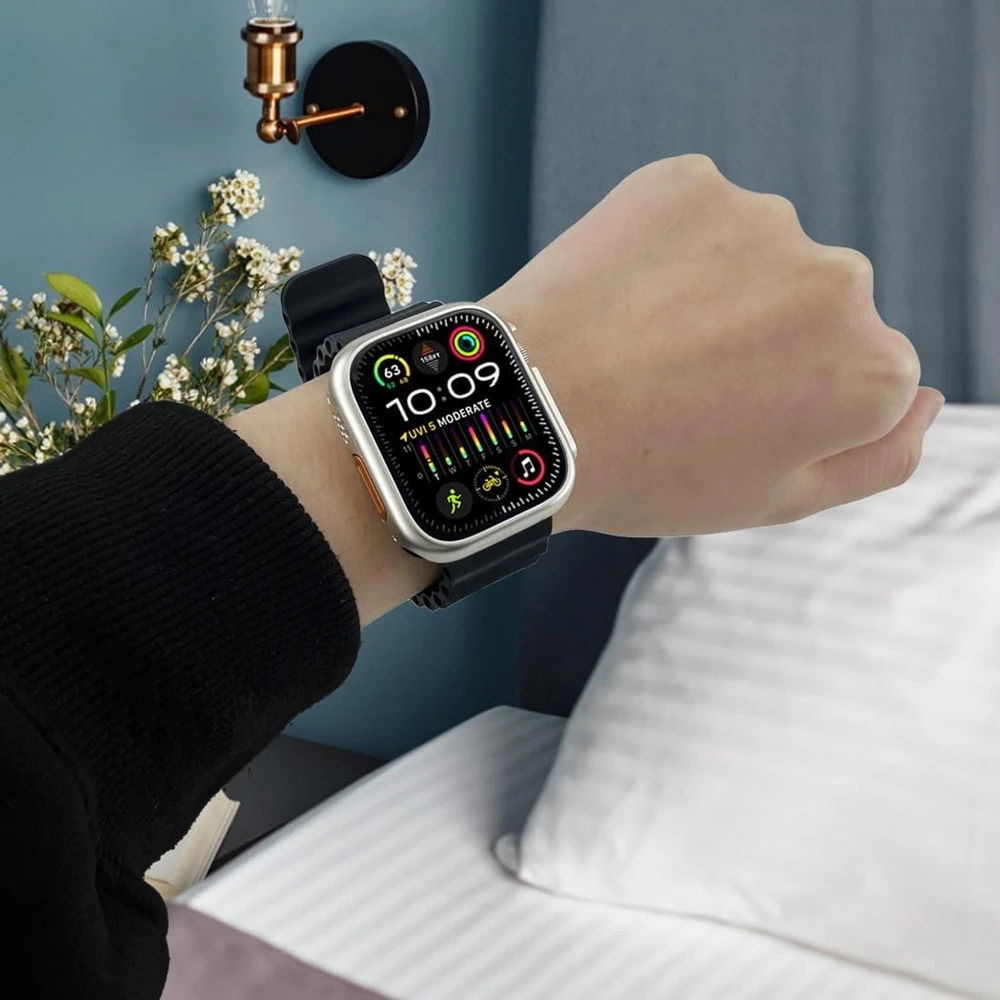 Фото Защитная пленка для экрана Apple Watch 46 мм 45 мм 44 мм 40 41 42 мм Жесткий передний задний бампер из ПК Чехол iwatch 10 9 8 7 SE 6 5 Изменение на ультра №5