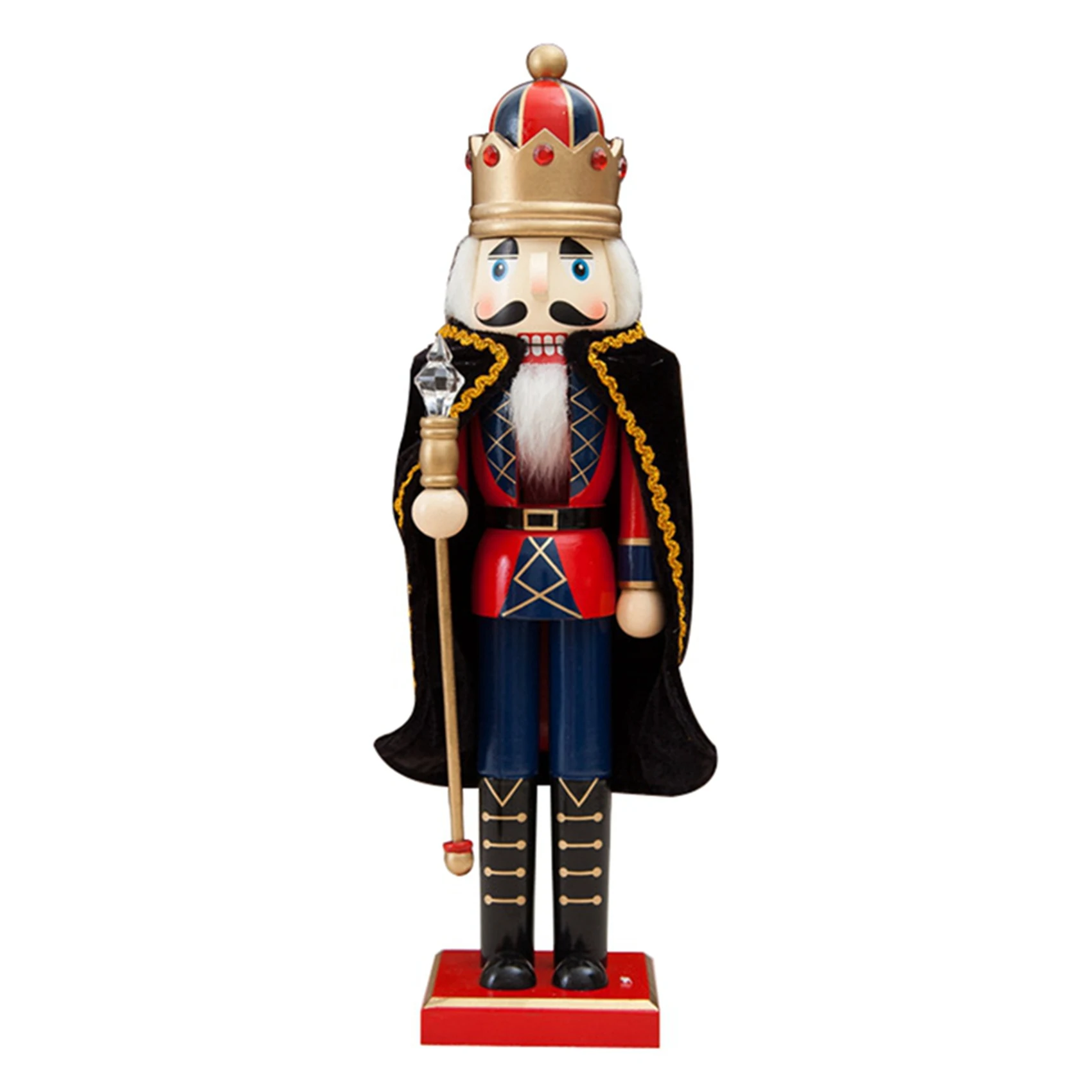 

38 см Миниатюрная игрушка-гайковерт, рождественские подарки, украшения для стола в гостиной, король