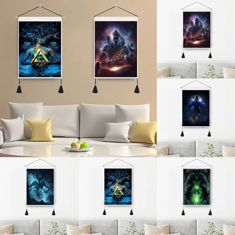 Лидер продаж индийская искусственная ткань подвесной тканевый фон для гостиной