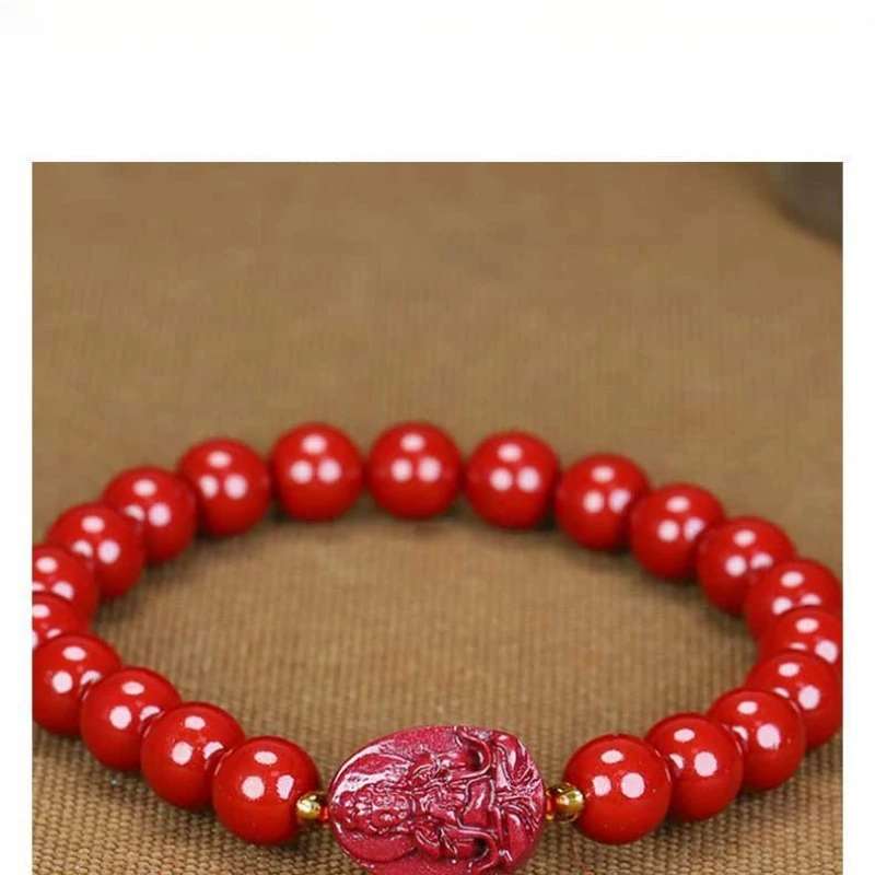 Vermilion браслет с песочным рисунком ручной работы из бисера золотым песком Eight Guardian