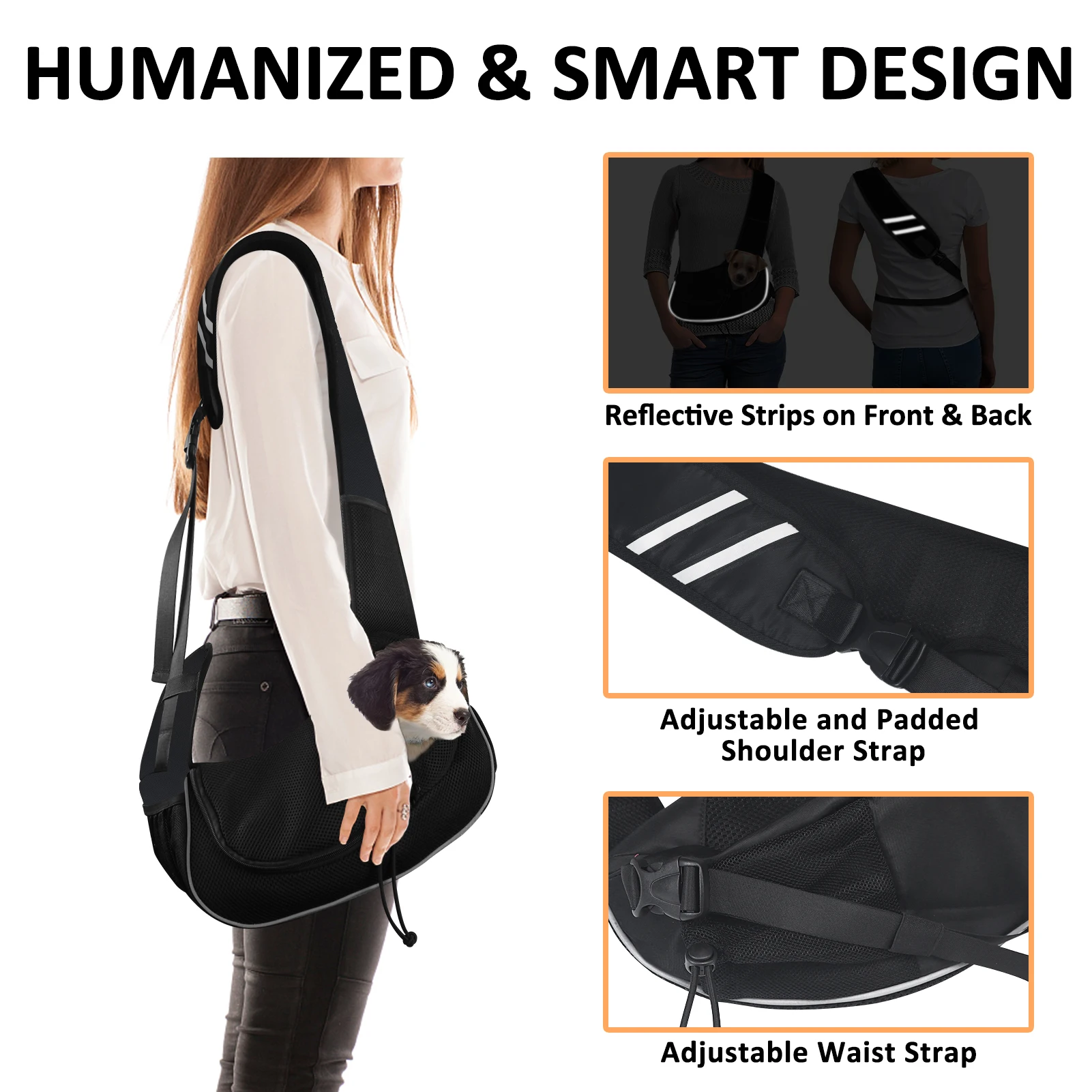 Переноска для собак Aosbos путешествий переноска домашних животных щенков без рук