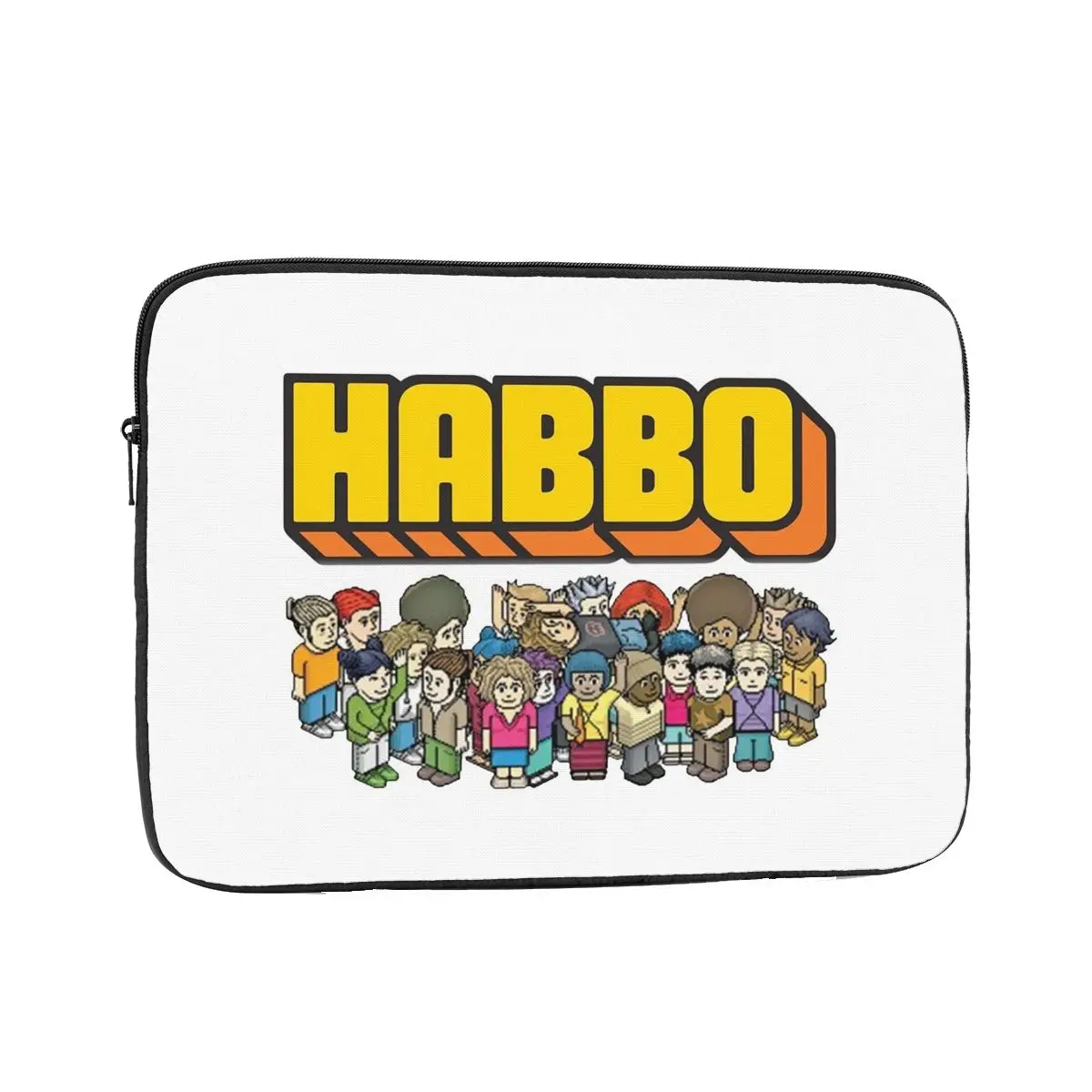 Фото Сумка-чехол для ноутбука Game Habbo Hotel, 10, 12, 13, 15, 17 дюймов, для Macbook Air Pro, планшетов, противоударный чехол-сумка №1