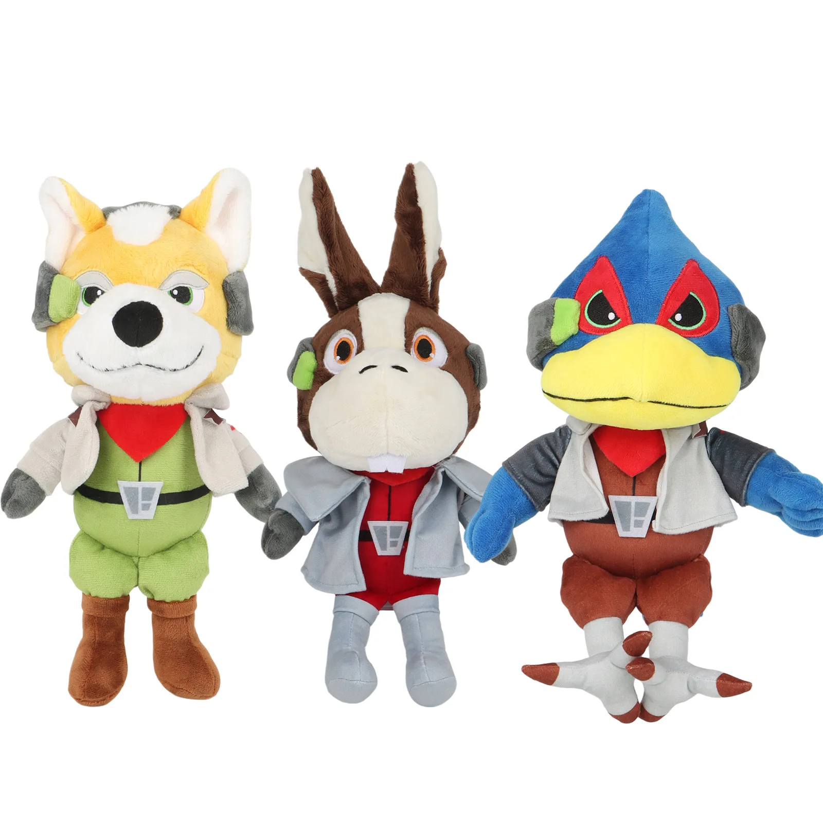 Фото Мягкие игрушки Game Star Fox: Аниме-персонажи Фокс МакКлауд и Пеппи Хэйр, плюшевые куклы, мягкие игрушки-зверушки, подарок на день рождения для детей, фанатская атрибутика №1