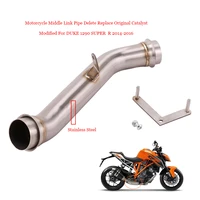 motorcycle link original tail exhaust muffler pipe modification linstead back pressure system for duke 1290 2014 2015 2016