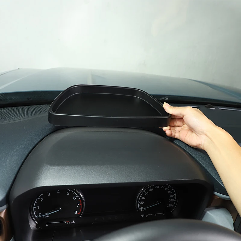 

For Ford Maverick 2022 Car Dashboard Console Storage Box Organizer ABS Black interior Storage box accessories