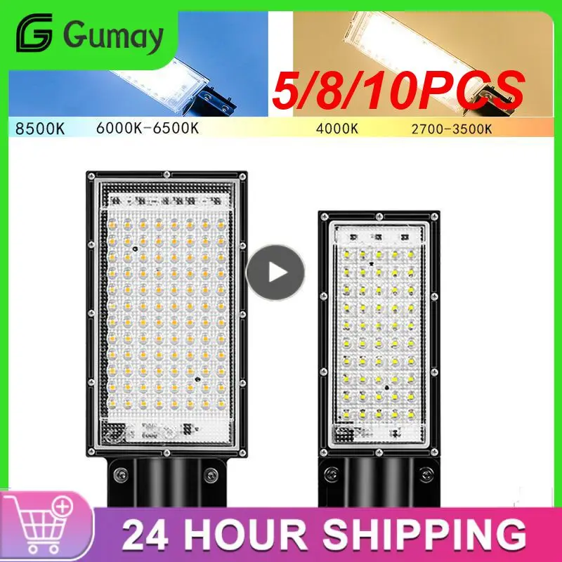 

5/8/10PCS LED Flood Light 50W 100W AC180-240V Outdoor Garden Floodlight Spotlight IP65 Waterproof LED Street Lamp Landscape