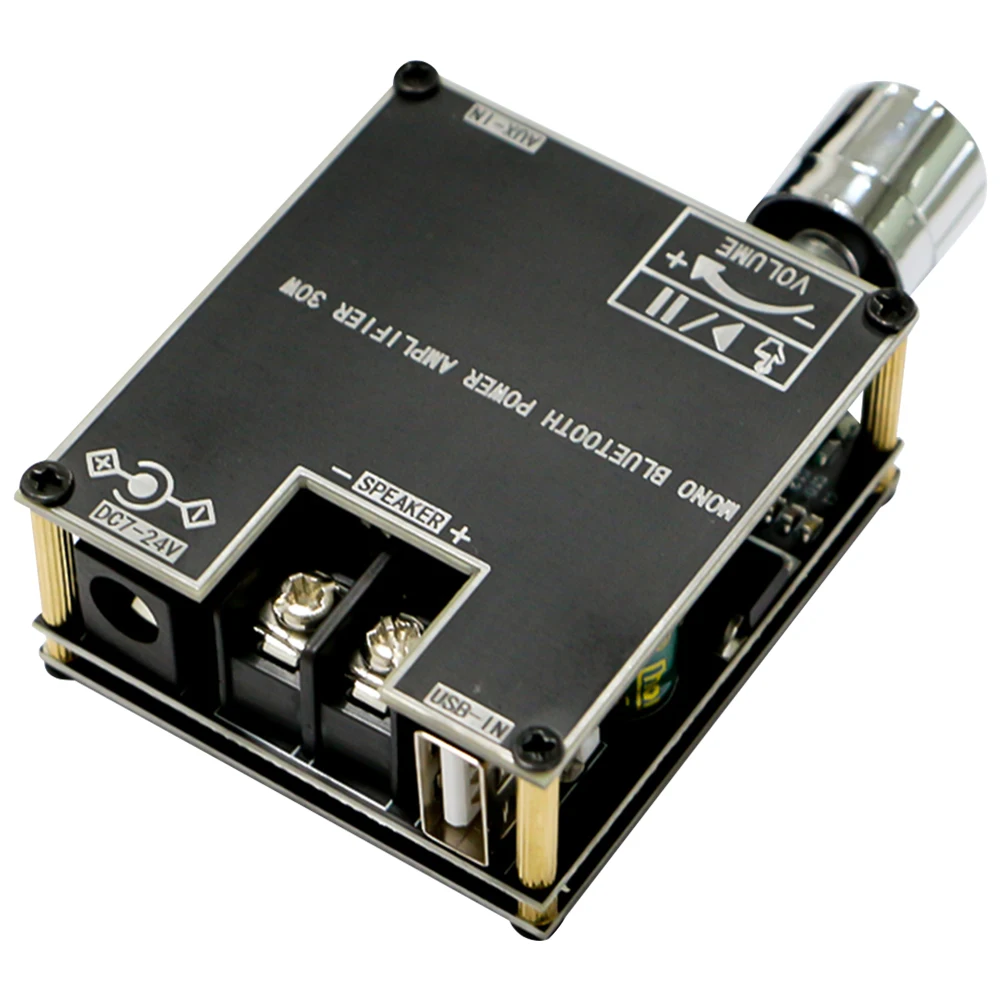 ZK-301B моно 30 Вт плата усилителя звука DC9-24 В Bluetooth-совместимая 5 3 управление через