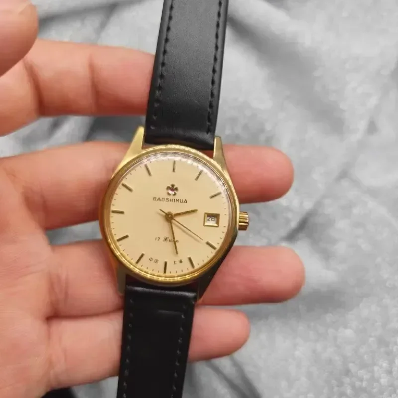 

Vintage Men's Mechanical Watch Mechanical Hand Wind 40mm Wide 10mm Thick Men's Wristwatches Dropshipping