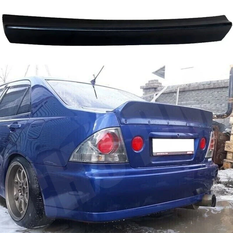 Фото Для 1998, 1999, 2000, 2001, 2002, Lexus IS200 Altezza Modif/38, глянцевый черный, задний спойлер из настоящего углеродного волокна, крышка багажника GT TRD Style №5