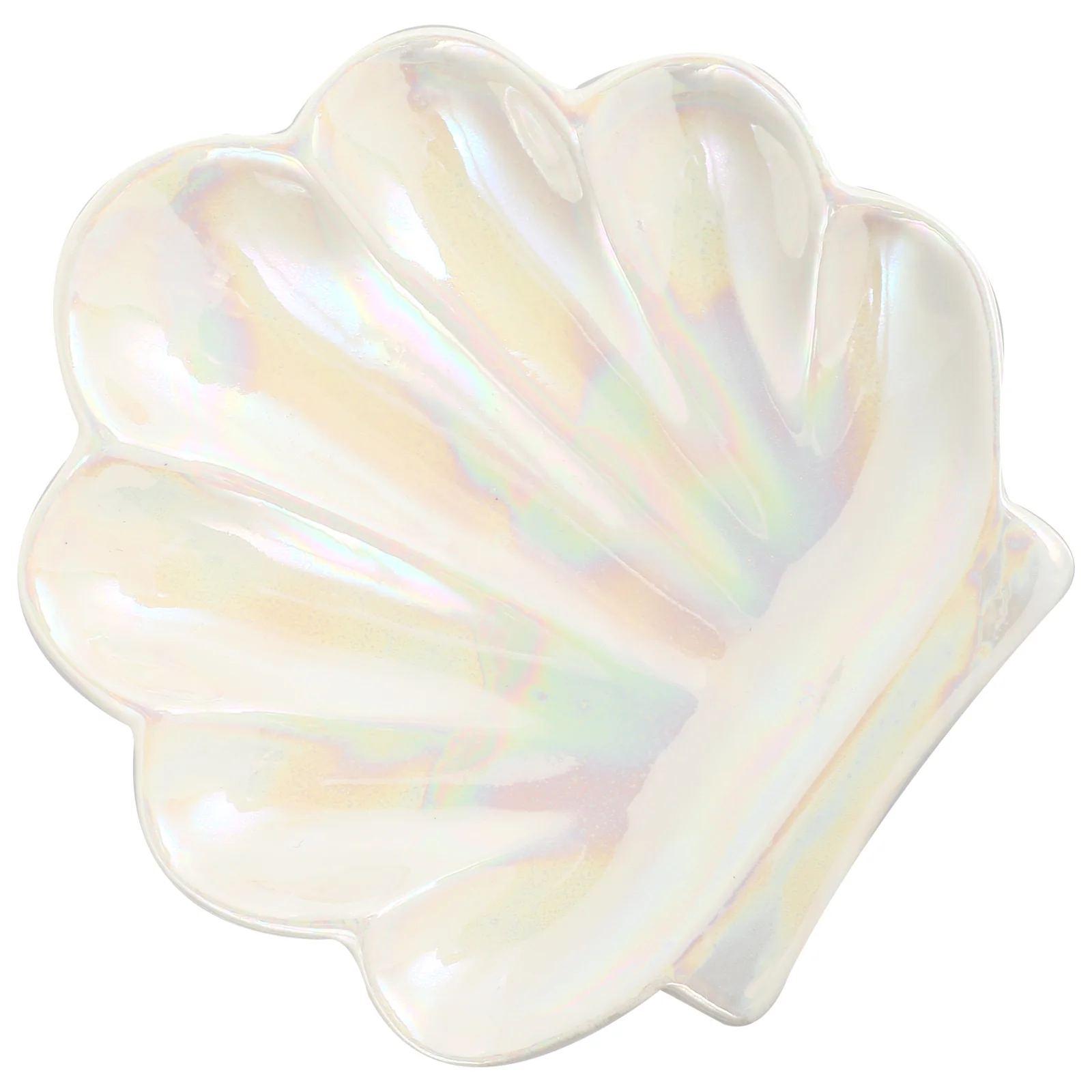 

Dish Jewelry Plate Shell Storage Tray Ring Trinket Laraine Shape Exquisite Necklace Creative Holder Party Decoration