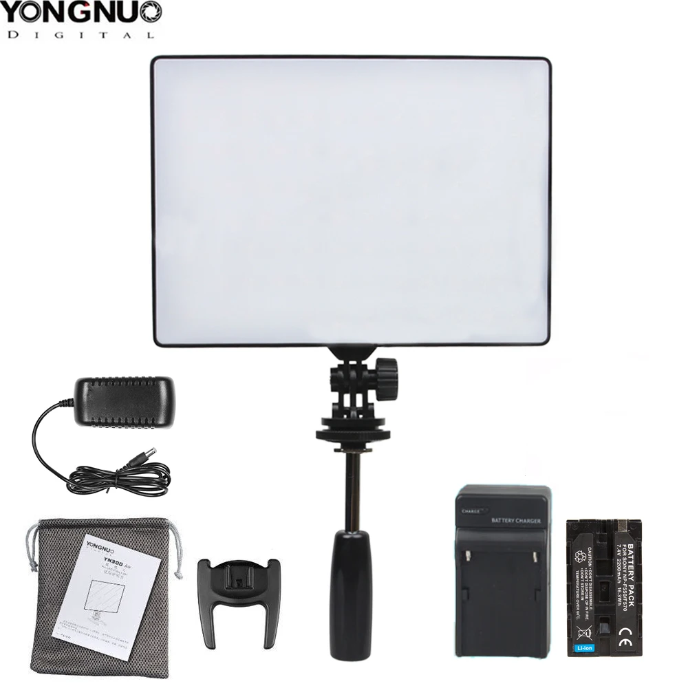 

YONGNUO YN300 Air YN-300 Air Pro LED Camera Video Light photography Light for Canon Nikon Pentax Sony Olympus DSLR Camera