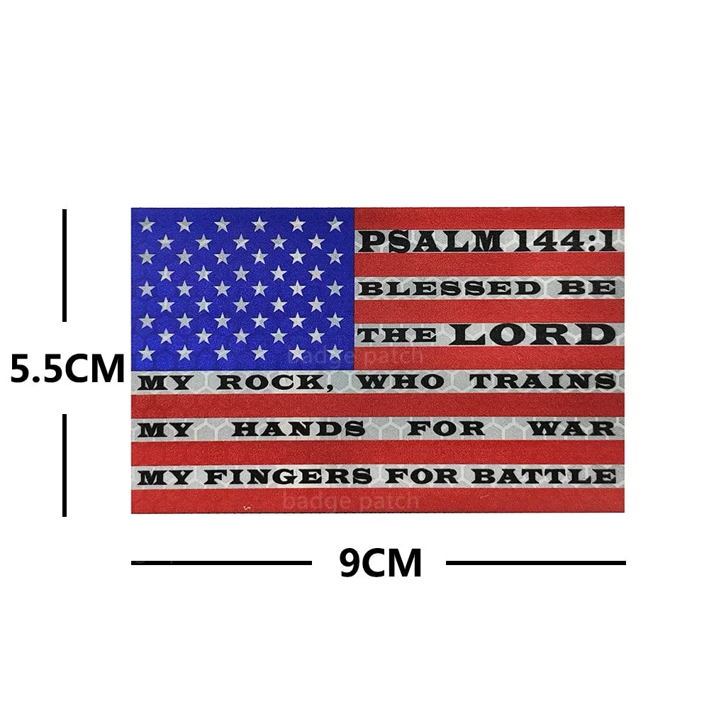 Светоотражающая вдохновляющая нашивка Статуя Свободы с американским флагом 144:1