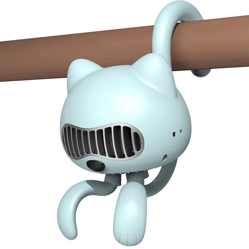 Ручной беслопастный вентилятор для коляски Маленький Персональный портативный