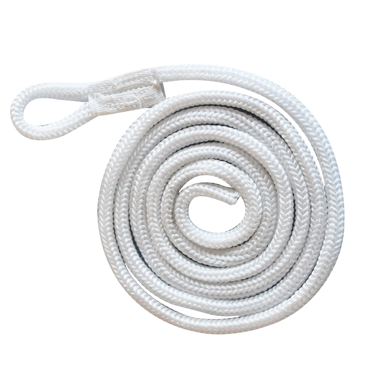 

2pcs 5FT Dock Portable Polypropylene Accessories Mooring For Mudguard With Loop Double Braided Boat Line Practical Marine Rope