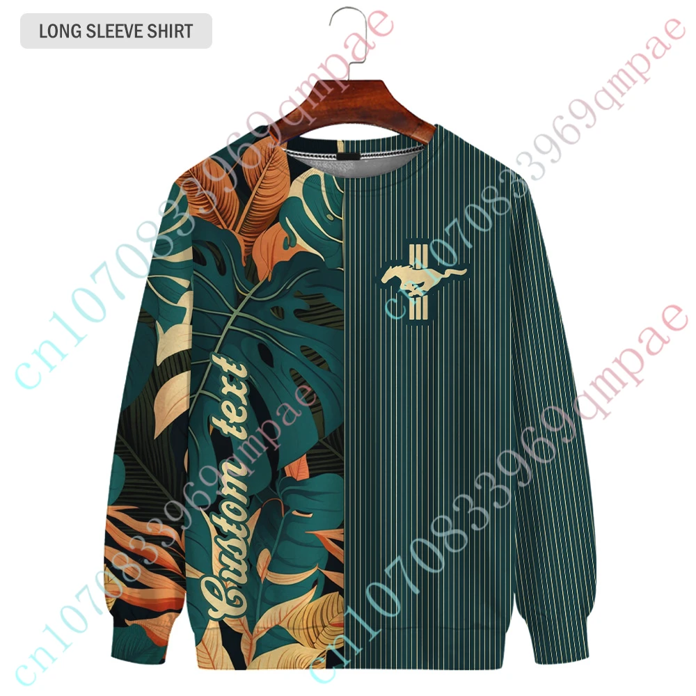 Повседневная футболка большого размера с длинным рукавом и круглым вырезом