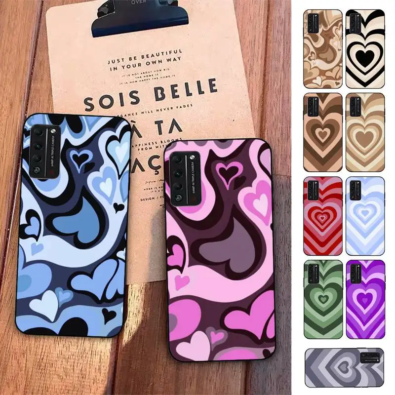

Fashion Love Heart Phone Case for Huawei Honor 10 i 8X C 5A 20 9 10 30 lite pro Voew 10 20 V30