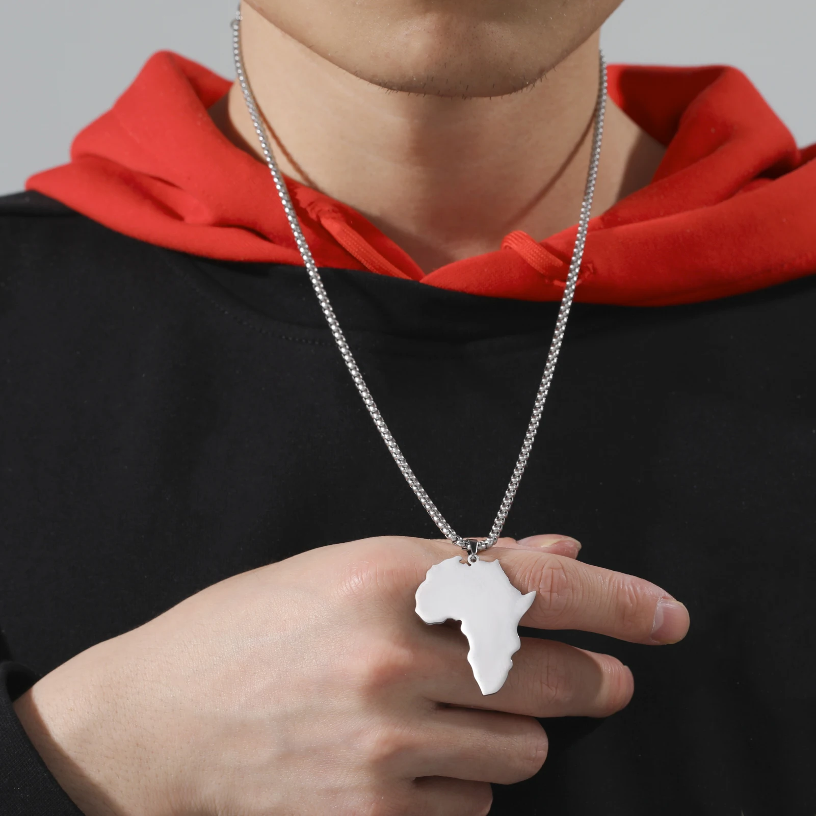 Женское ожерелье золотого и серебряного цвета из нержавеющей стали с памятью