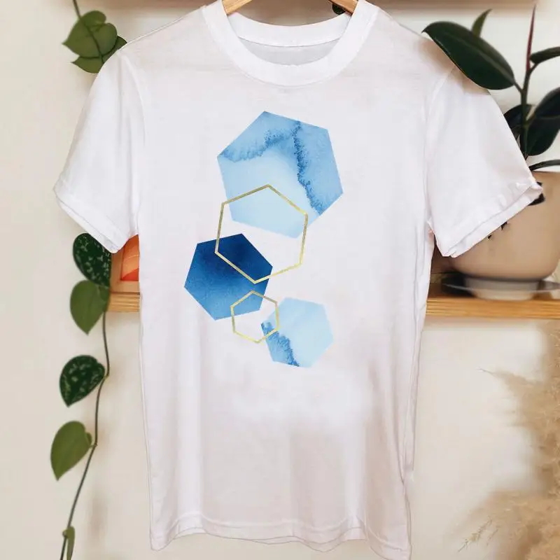 

Tee Short Sleeve Abstract Lovely Cute 2022 Casual Tshirt Top Female Lady Fashion Shirt T Women Clothes Graphic T-shirts