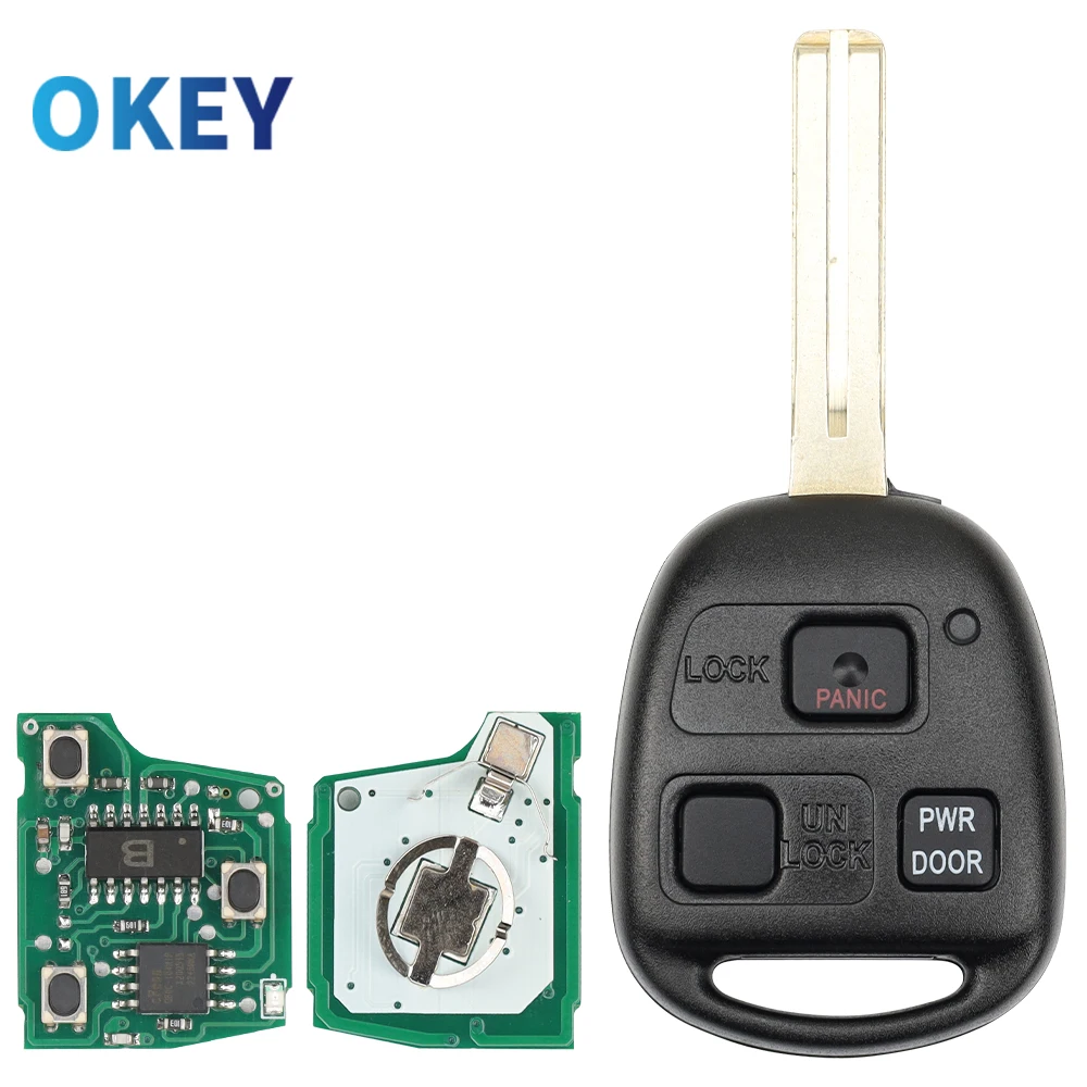 

Okey дистанционный автомобильный ключ FOB 4C 4D68 чип 314,4 МГц HYQ12BBT для Lexus RX330 RX350 RX400h 89070-48821