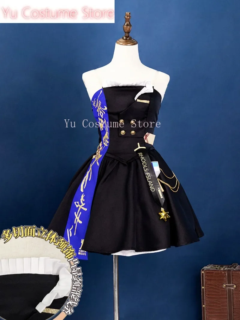 Arknights Amiya ритмическая синестезия женский костюм для косплея Cos Game аниме вечерние