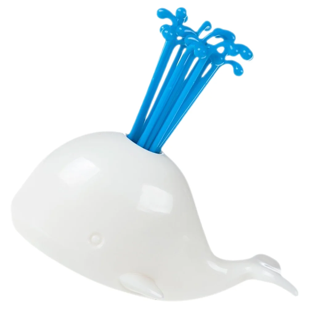 

Whale Fruit Fork Forks Plastic Appetizer Mini Tiny Fancy Toothpicks Cocktail Appetizers Replacement