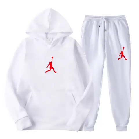 Fashion Men's Sweatshirt Hoodie Set 2023 Spring Women's and Men's Set Women's Sweatshirt Hoodie+Sweatpants