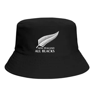 BEST SELLER New Zealand All Blacks Merchandise Classic  Bucket Hat Polyester Men Women Fisherman Hat Customized  Journey Caps