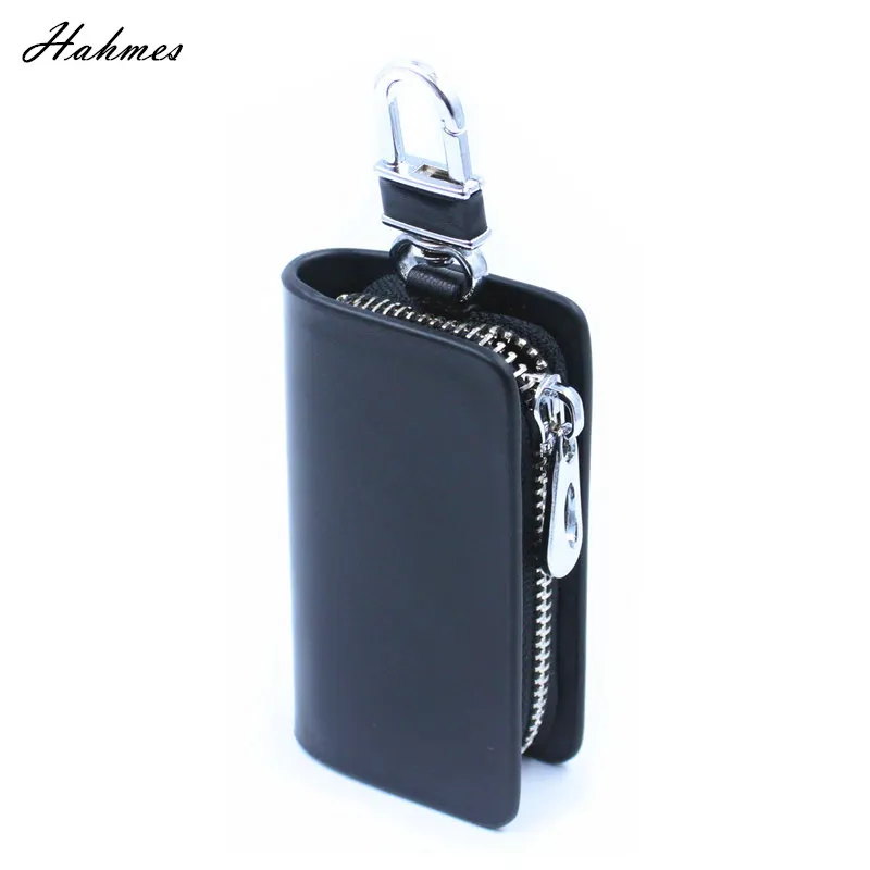 Кожаный держатель для ключей автомобильных кошелек сумка брелок из натуральной