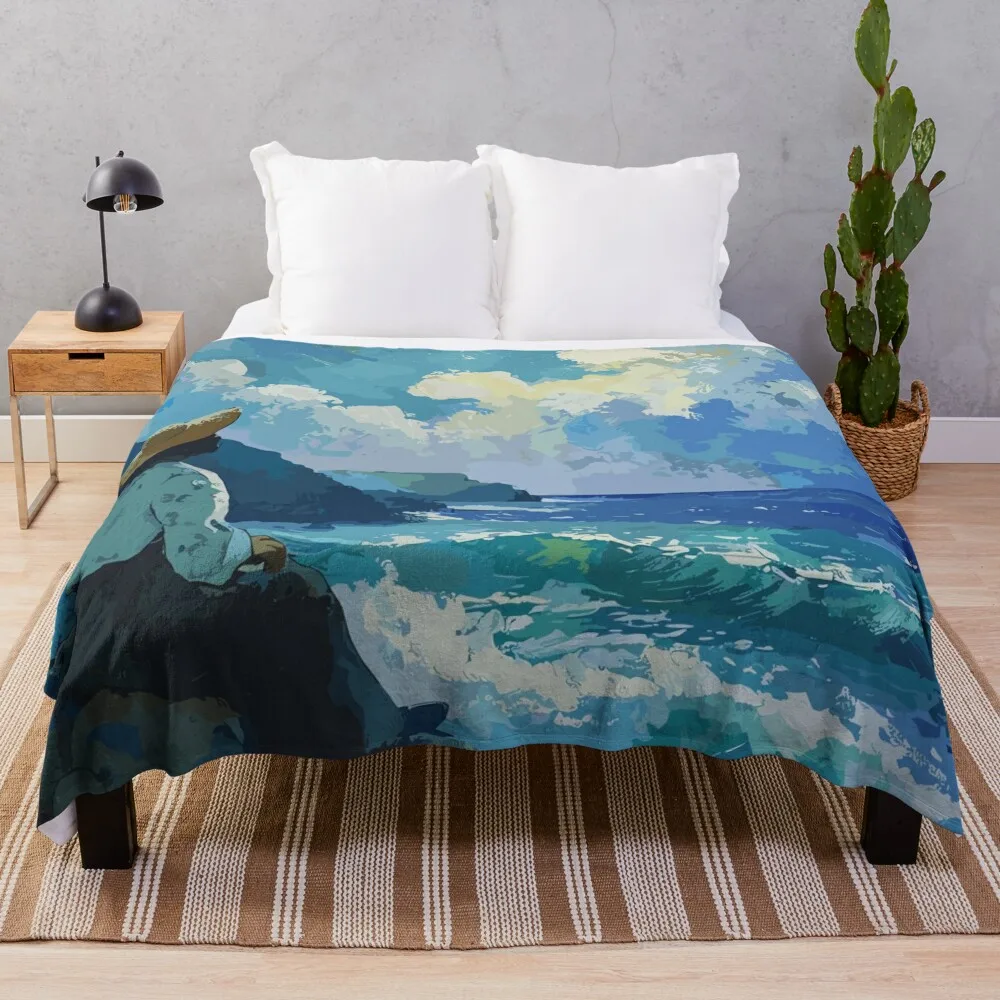 Одеяло Sea Breeze теплое на зиму для дивана Одеяла