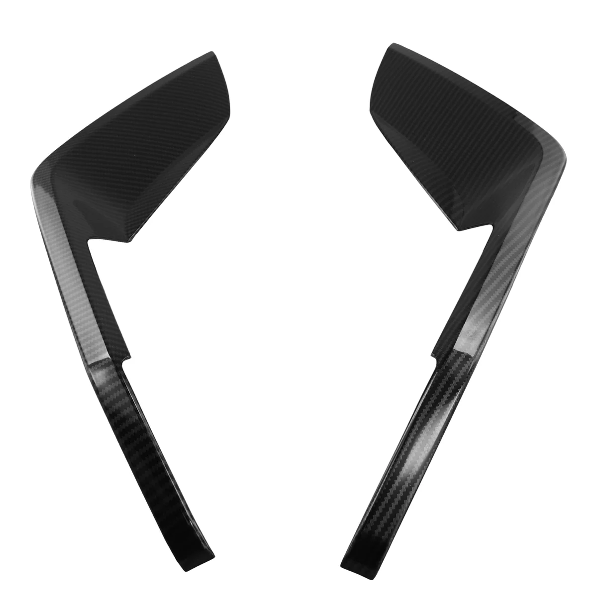 Цвет углеродного волокна передний бампер автомобиля боковой сплиттер спойлер