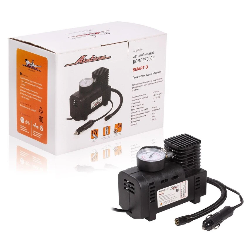 Компрессор SMART O пластиковый корпус (12л/мин. 7 АТМ). AIRLINE арт. CA01208O |