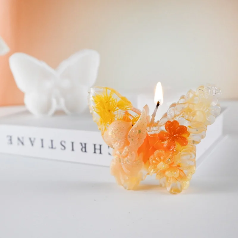 Силиконовая форма сделай сам для изготовления различных бабочек свечей мыла в