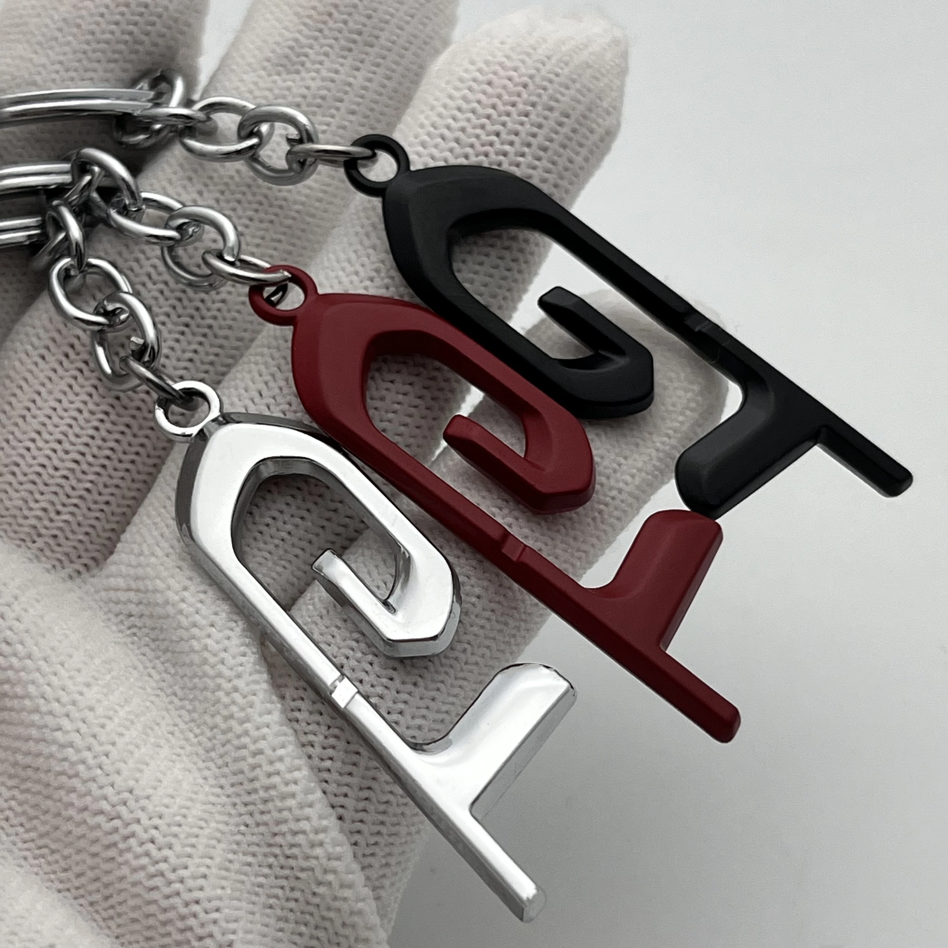 1 шт. GT логотип 3D металлический автомобильный брелок для ключей Peugeot 408 508 407 301 206 308