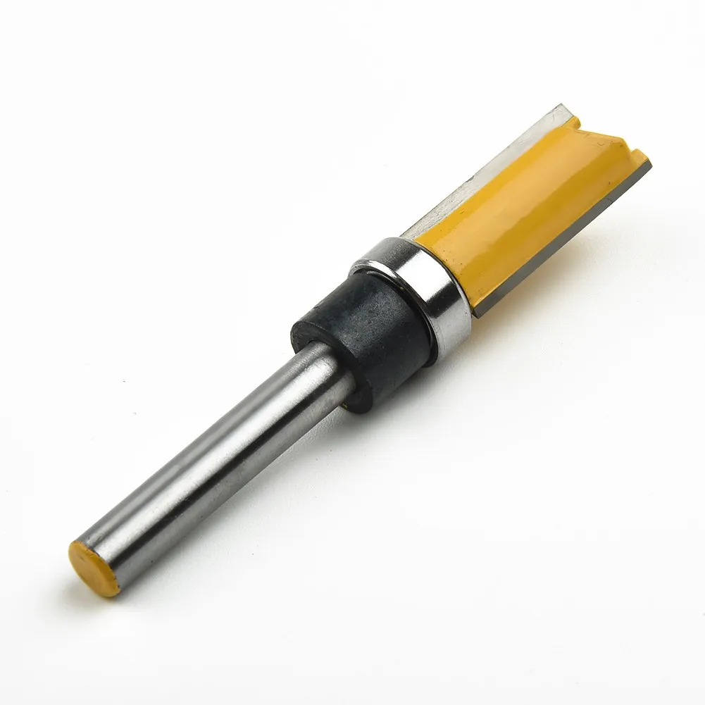 

Alloy Blade Router Bit Carbon Steel Handle Template Tool Trim Wood Woodwork 1/4\\\\\\\" Shank 3pcs Cutter Router Bit