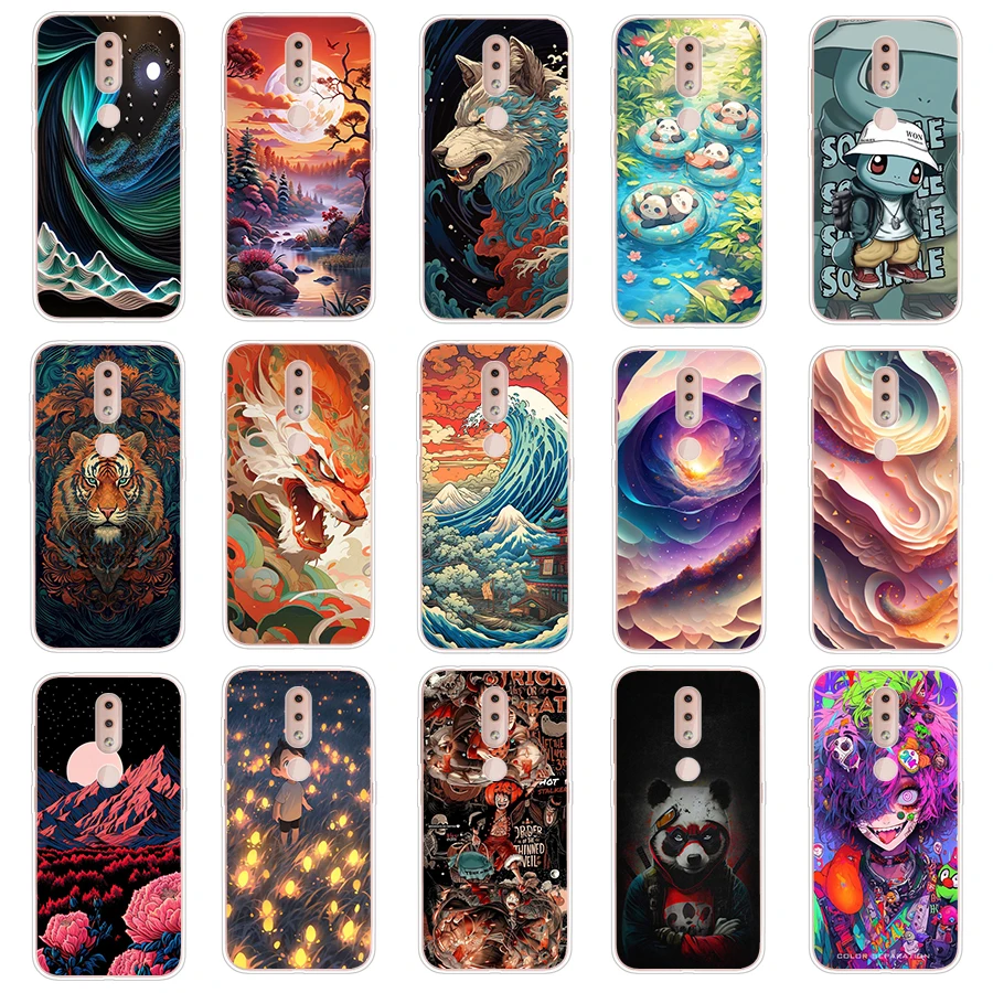 2 Чехол для nokia 4 2/G10/G20/G21/G30 мягкий силиконовый защитный чехол из ТПУ