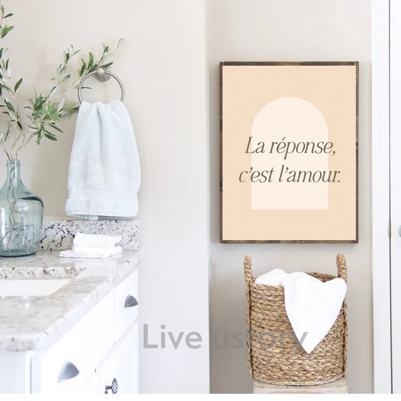 Живописный плакат Live ustory &quotФранцузские туалетные правила&quot