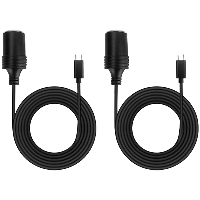 

2X USB C PD 45 Вт 15 В/3 А Тип C штекер к прикуривателю гнездо конвертер адаптер кабель