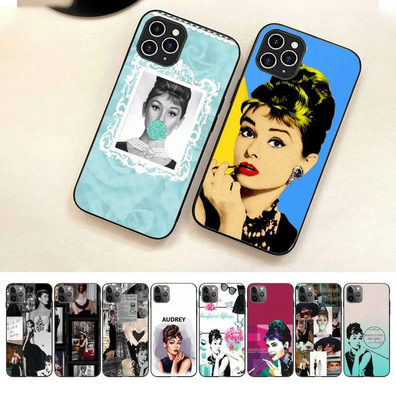 

Audrey Hepburn Breakfast At Tiffany's Phone Case For Iphone 7 8 Plus X Xr Xs 11 12 13 14 Se2020 Mini Pro Max Case