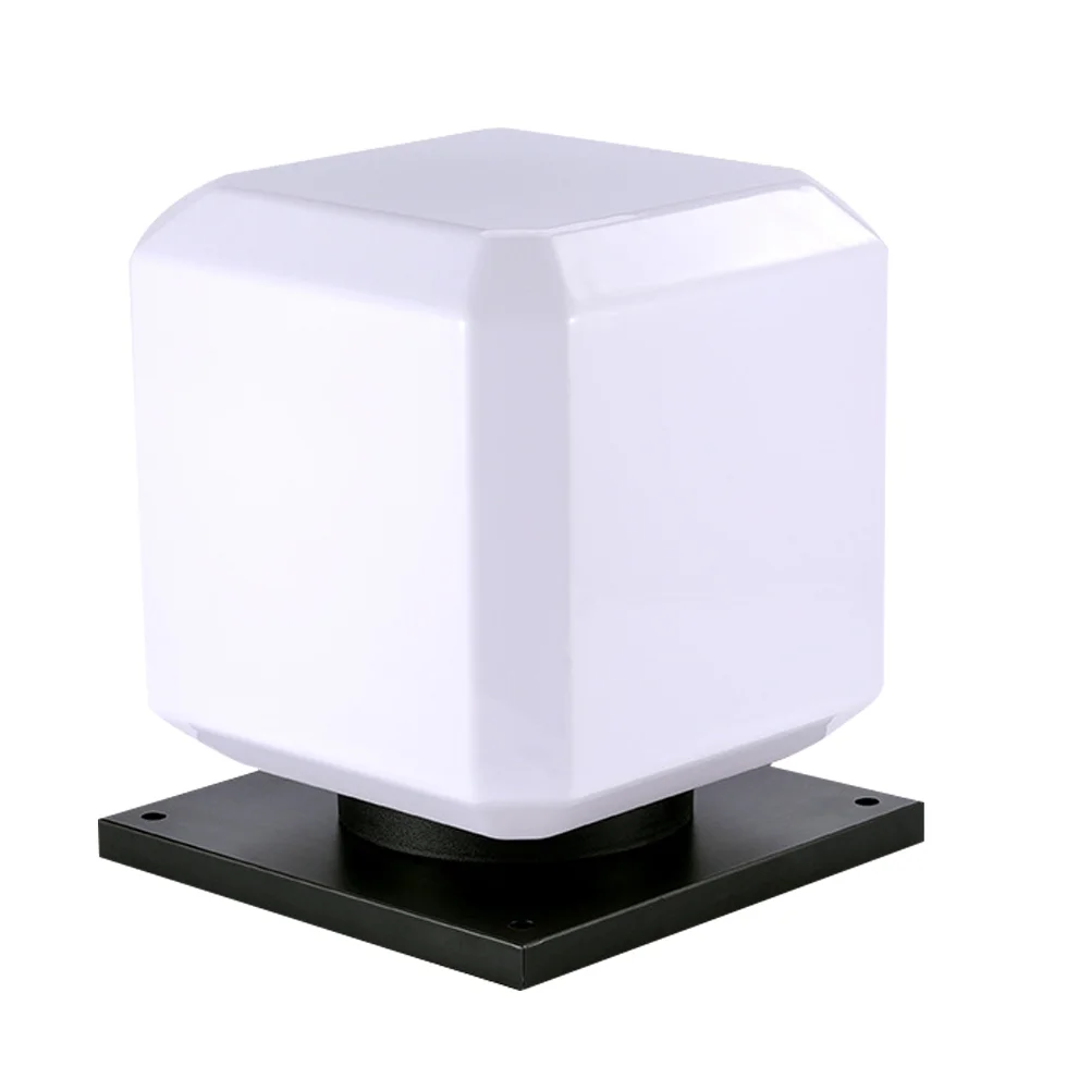 

1Pc Streetlamp Lampshade Square Shaped Lampshade Lighting Accessory (White)