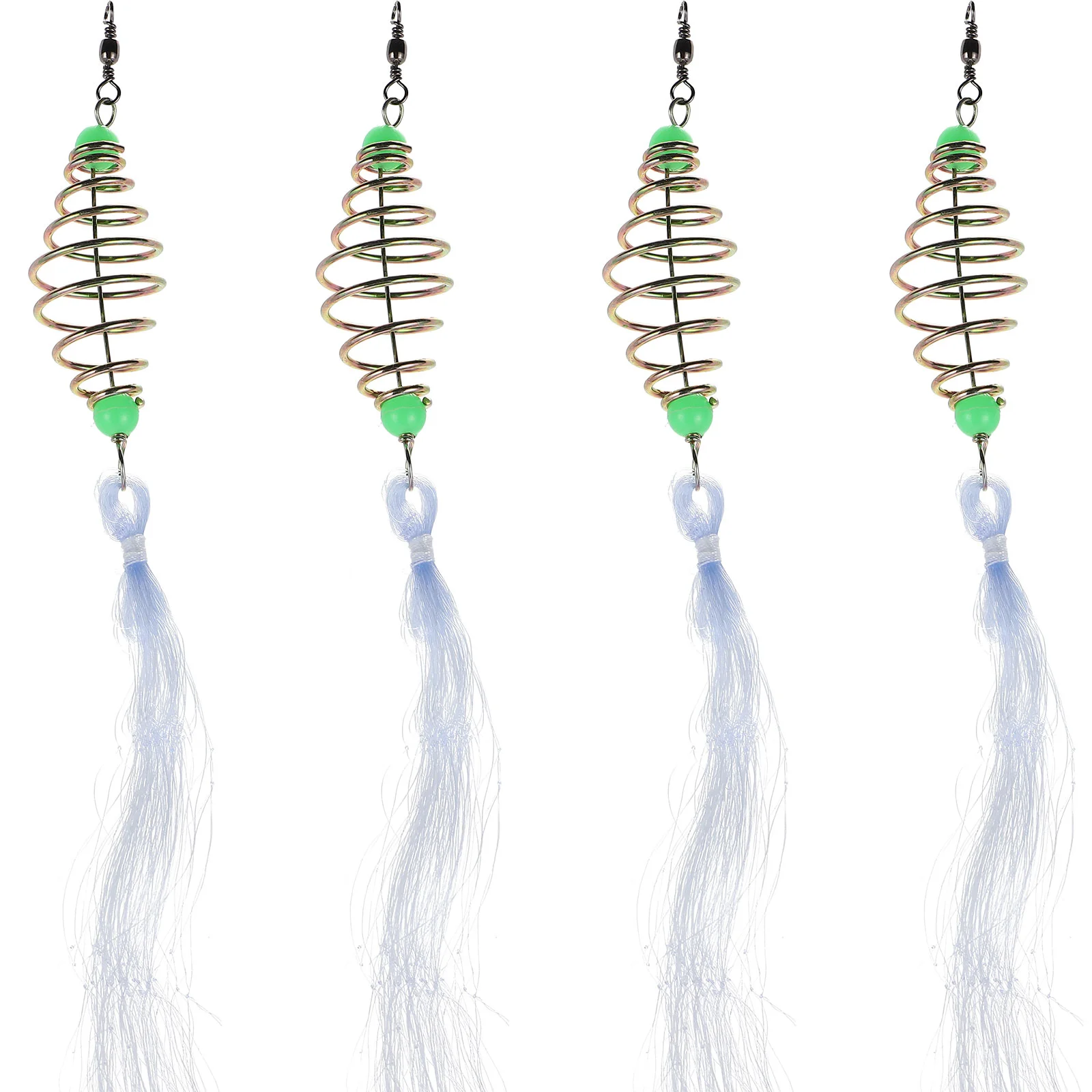 

4 Pcs Saltwater Fishing Hooks Freshwater Casting Net Fishnet Heavy Duty Fishing Net Foldable Fishing Net Foldable Bait Mesh Net