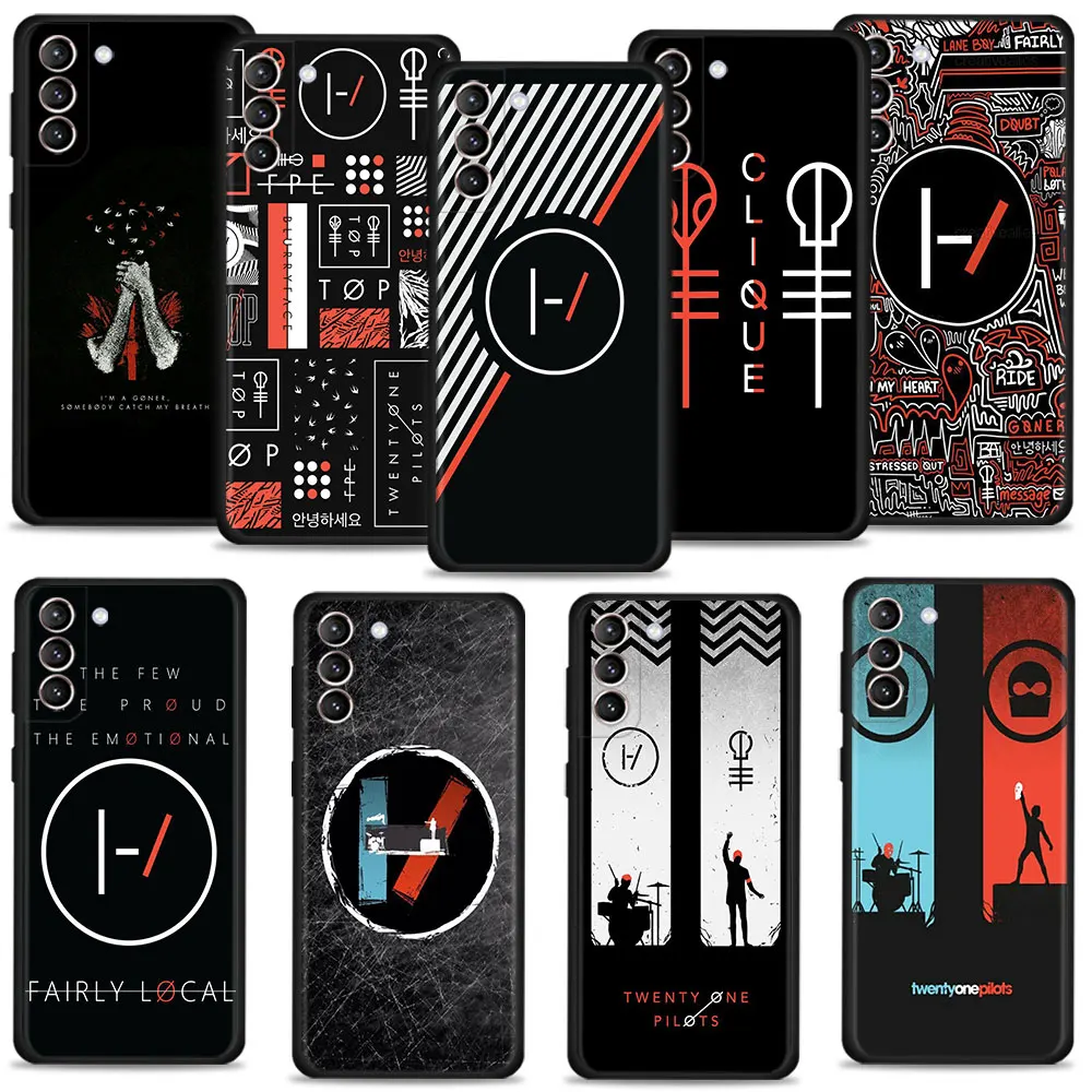 

Bag Thin For Samsung S22 Ultra 5G S8 S10 S7 S20 FE 2022 S10e S21 Plus S9 Twenty One Pilots 21 Phone Case