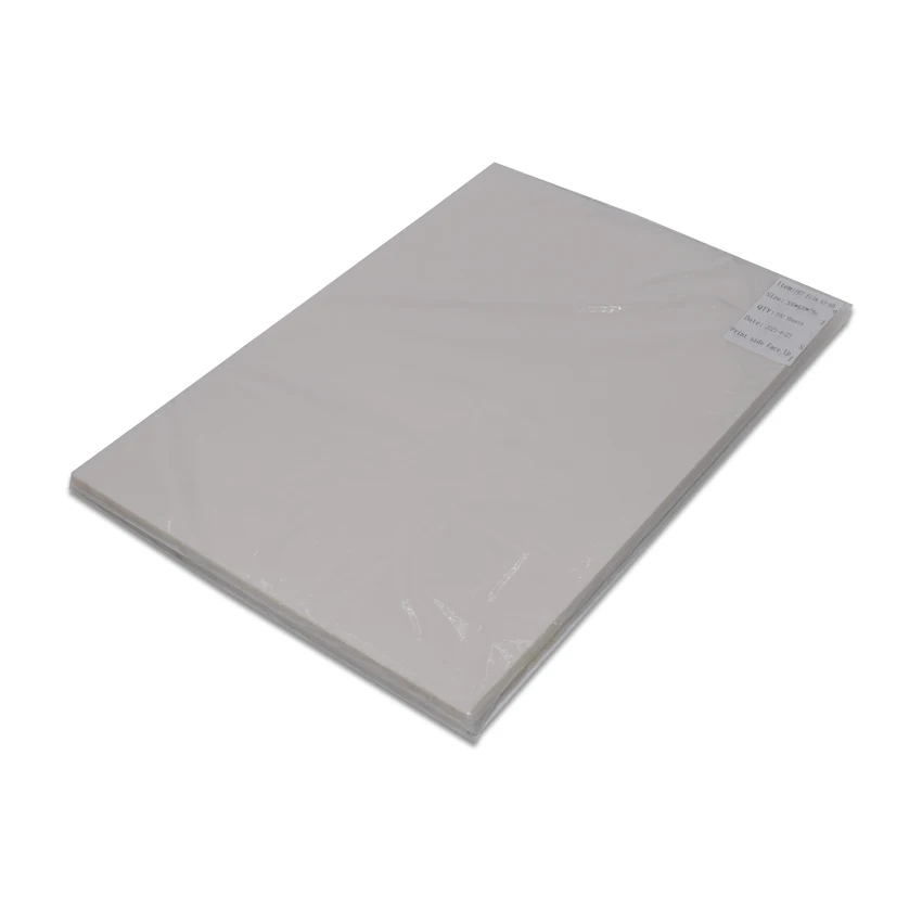 

100Pcs A4 Double side PET Transfer Film For DTF Printer Printing