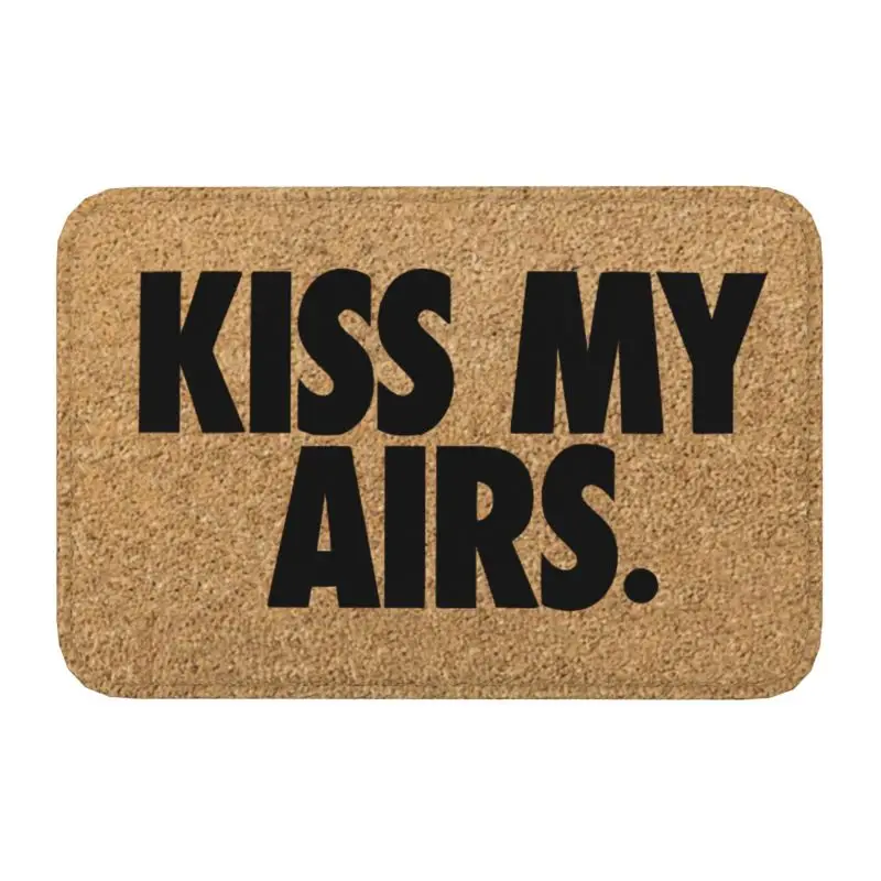 

Kiss My Airs Front Door Floor Entrance Mat Outdoor Bathroom Kitchen Doormat Living Room Carpet Rug Toilet Footpad