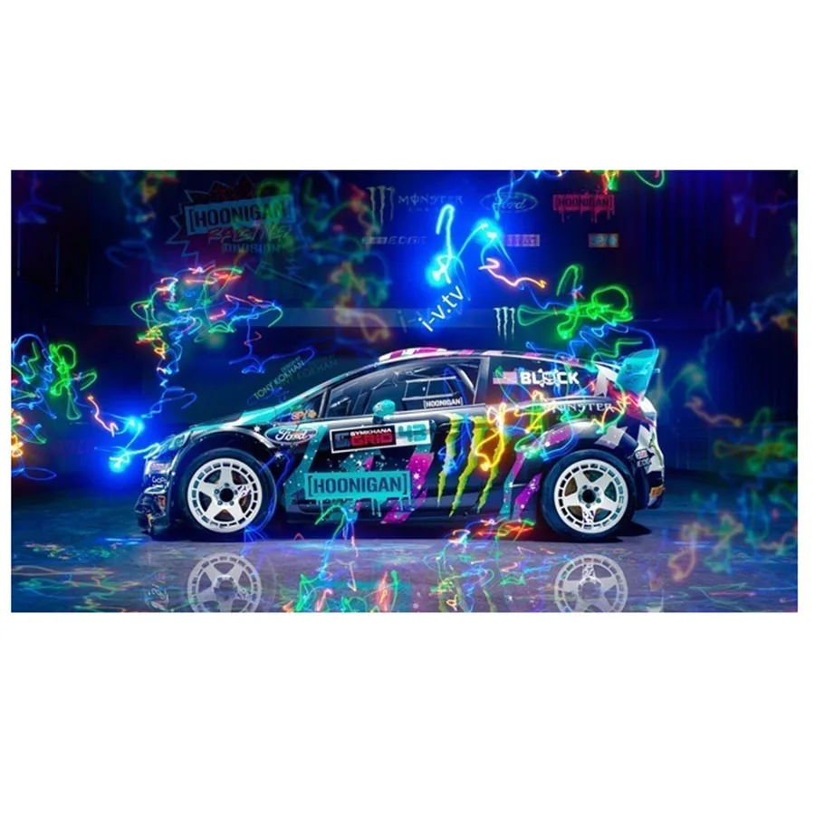 

Graffiti Car 5D Diy Diamond Painting Rally Racing Car Pictures Of Rhinestones Full Drill Cross Stitch Kits Mosaic Home Decor